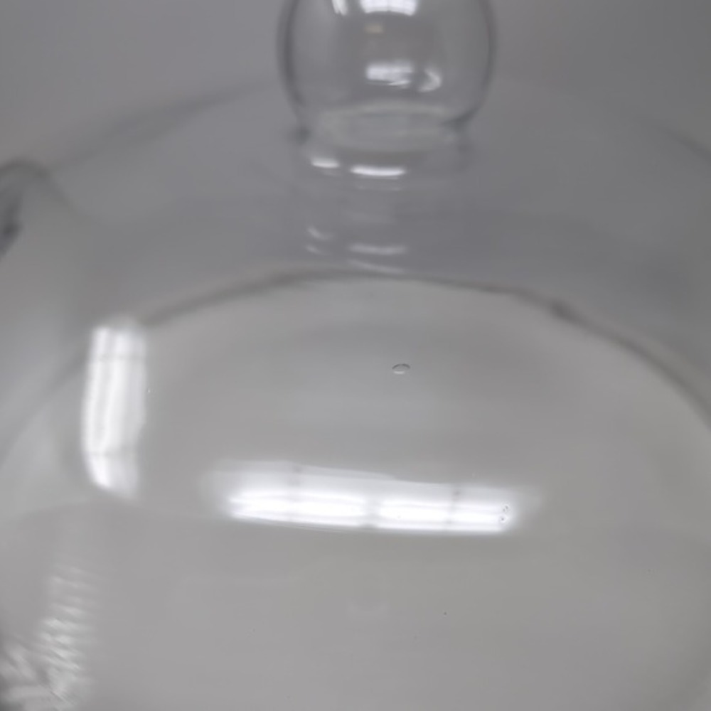 Temp-tations Woodland Ceramic Pedestal Cake Stand with Dome Glass Lid White - Picture 9 of 10